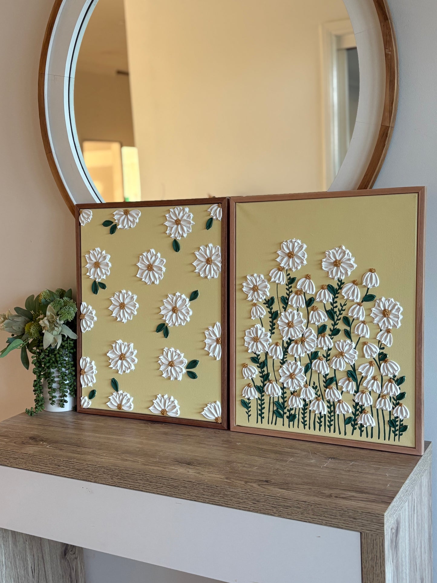 Daisy Delight in Yellow - 50 x 40cm Set