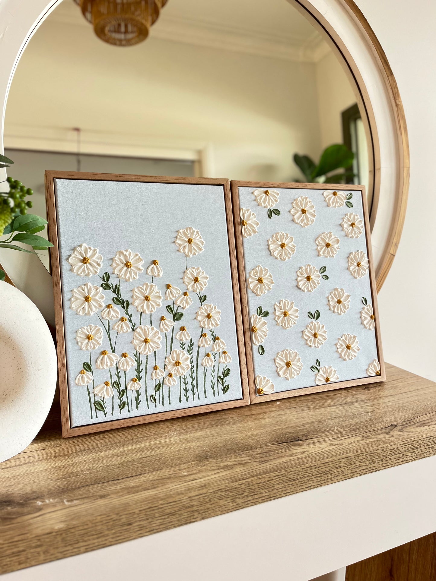 Daisy Delight in Blue - 30cm x 40cm Set