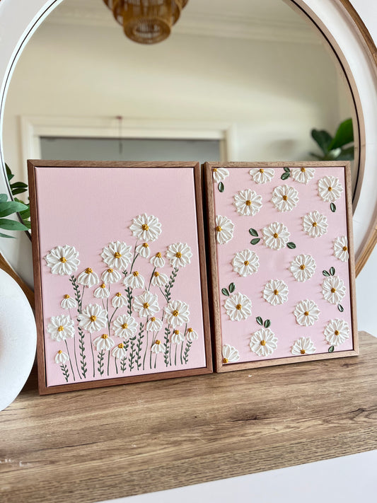 Daisy Delight in Pink - 30cm x 40cm Set